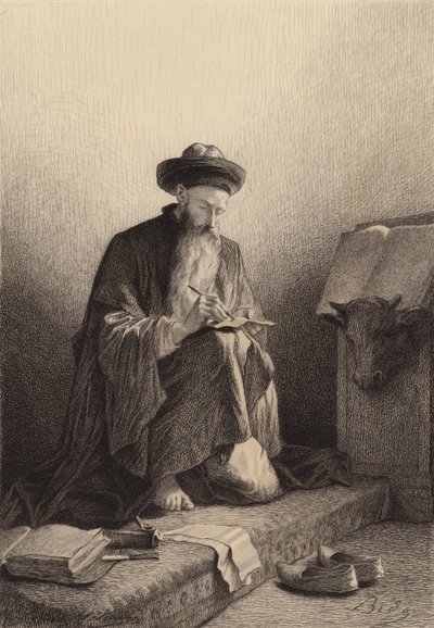 Sint Lucas door after Albert Robida