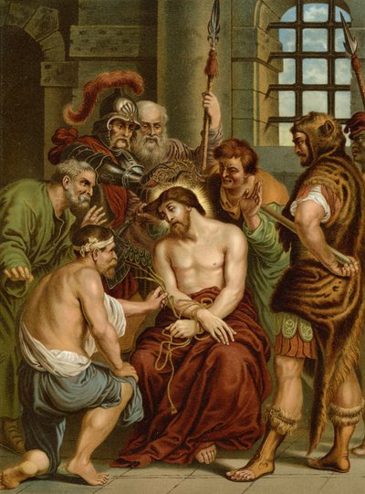 Christus bespot door after Anthony van Dyck