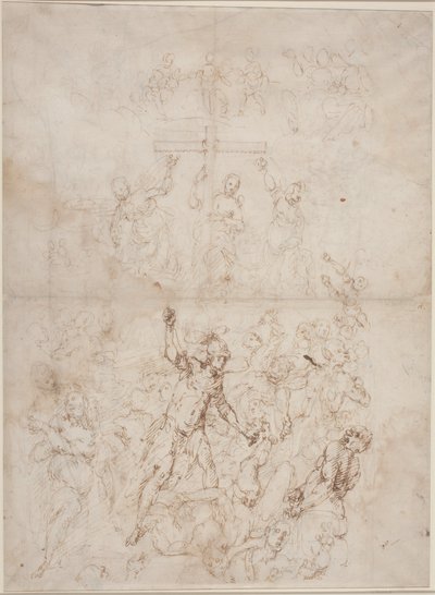 Het laatste oordeel door after Aurelio Lomi Giulio Benso
