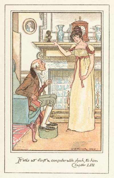 Illustratie voor Jane Austens Emma door after Charles Edmund Brock