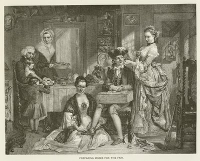 Mozes voorbereiden voor de beurs door after Daniel Maclise