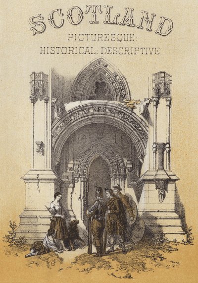Ingang van Roslin Chapel door after David Roberts