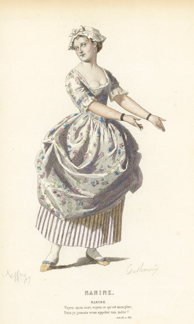 Nanine door after Edmond A.F. Geffroy