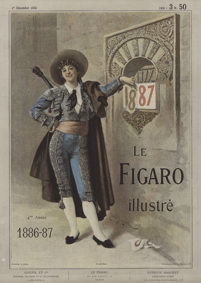 Omslag van Le Figaro Illustre, 1 december 1886 door after Emile Antoine Bayard