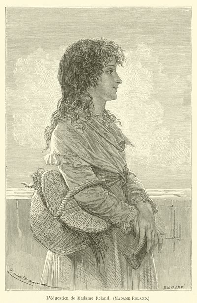 De opvoeding van Madame Roland, Madame Roland door after Emile Antoine Bayard