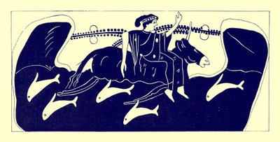 Europa en de stier, illustratie uit Griekse Vaas Schilderijen door J. E. Harrison en D. S. MacColl, gepubliceerd 1894 door after English School