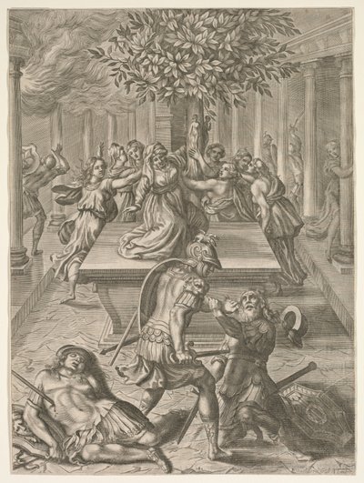 Aeneis door after Francis Cleyn