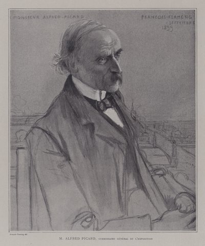 Alfred Picard, Commissaris-Generaal van de Wereldtentoonstelling 1900, Parijs door after Francois Flameng