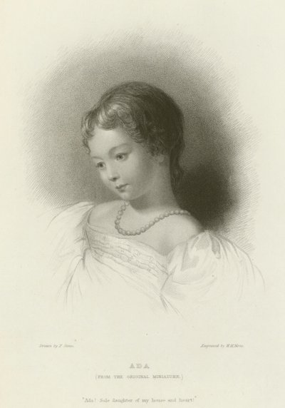 Ada Lovelace door after Frank Stone