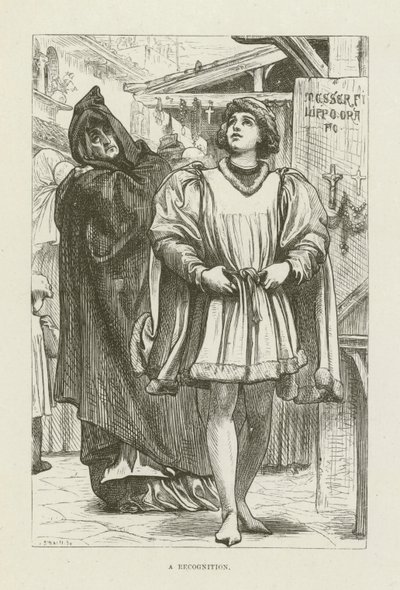 Illustratie voor Romola door George Eliot door after Frederic Leighton