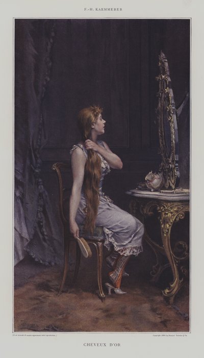 Gouden Haar door after Frederik Hendrik Kaemmerer