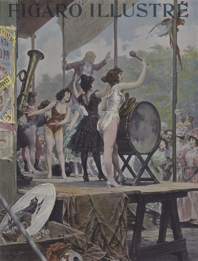 De Parade. Omslag van Le Figaro Illustre, november 1897 door after Frederik Hendrik Kaemmerer