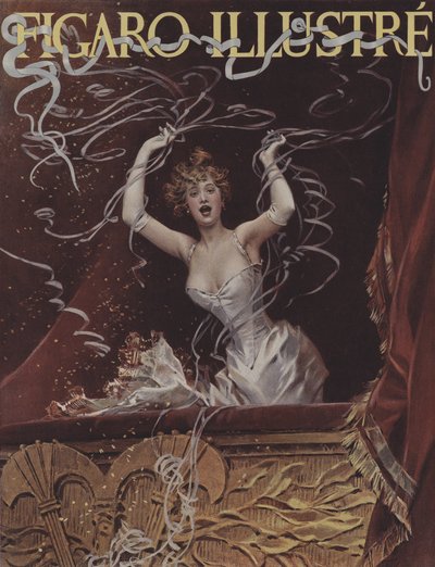 Serpentines. Omslag van Le Figaro Illustre, maart 1894 door after Frederik Hendrik Kaemmerer