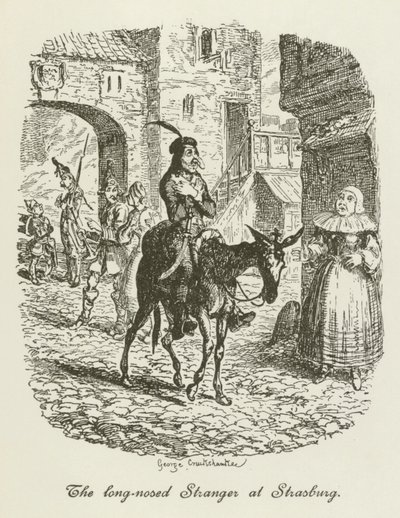 Illustratie voor Tristram Shandy door after George Cruikshank