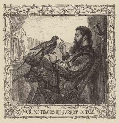 Robinson Crusoe door after George Housman Thomas