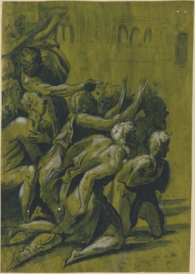 Negen Figuren door after Giuseppe Nicolo Vicentino
