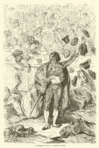 De triomf van het zwaard door Gustave after Dore