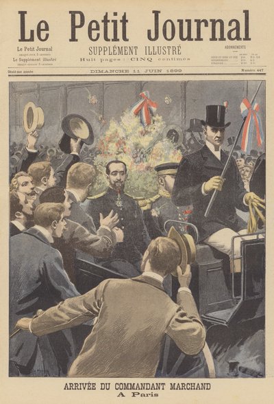 Aankomst van Majoor Marchand in Parijs door after Henri Meyer