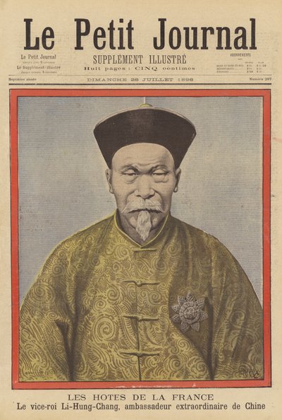 Gasten van Frankrijk: Li Hongzhang, buitengewoon ambassadeur van China door after Henri Meyer