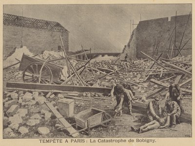 Stormschade in Bobigny, Parijs door after Henri Meyer