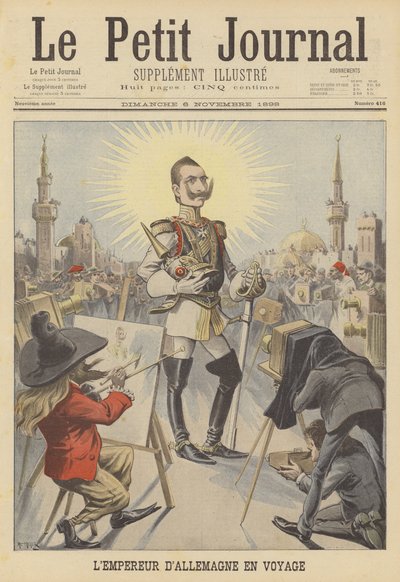 De Duitse keizer op zijn reizen door after Henri Meyer