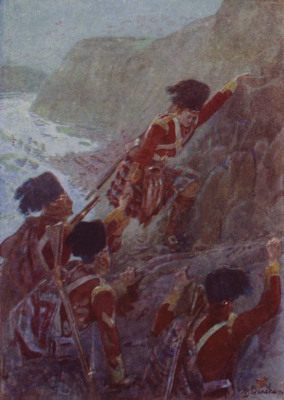 De verovering van Quebec door after Henry Sandham
