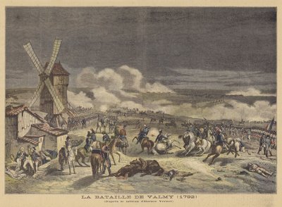 De Slag bij Valmy (1792) door after Horace Vernet