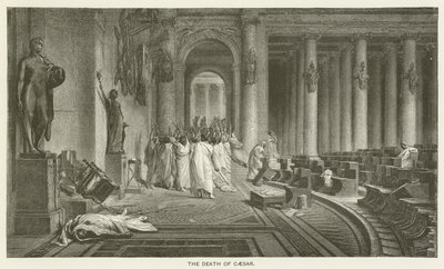 De dood van Caesar door after Jean Leon Gerome