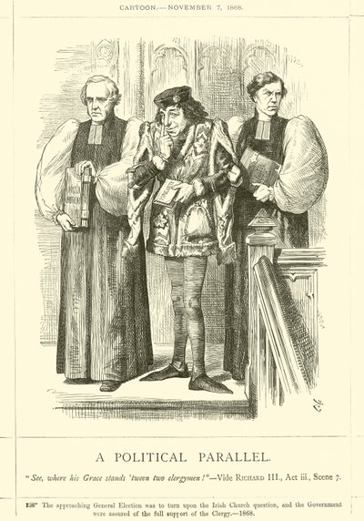 Een Politieke Parallel door after John Tenniel