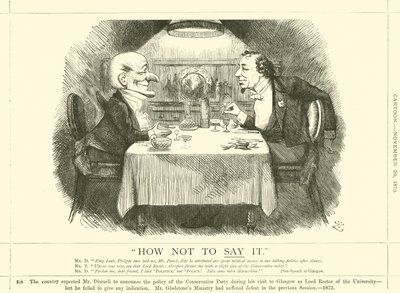 Hoe het niet te zeggen door after John Tenniel