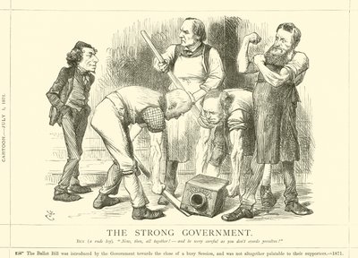 De Sterke Regering door after John Tenniel