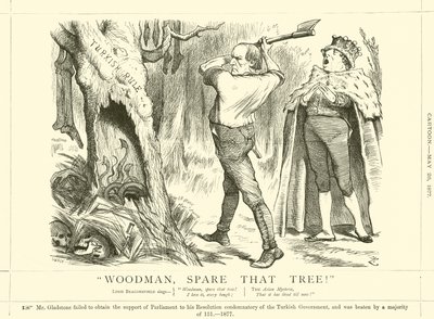 Houthakker, spaar die Boom! door after John Tenniel