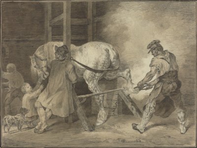 De Smidse door after Léon Cogniet after Théodore Gericault