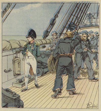 In de eerste tijden toonde de bemanning grote nieuwsgierigheid door after Louis Charles Bombled