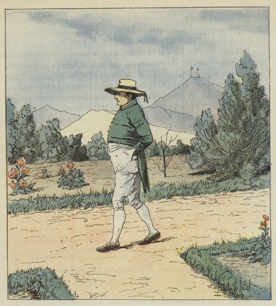 De Keizer liep de tuin in waar hij een paar rondjes maakte, alleen door after Louis Charles Bombled