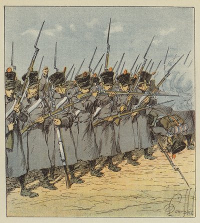 De moedige jeugd die hij aanvoert compenseert alles door after Louis Charles Bombled