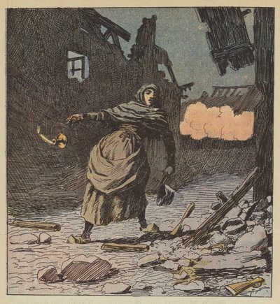 Weduwe Perrochon gedood in Fréteval door after Louis Charles Bombled