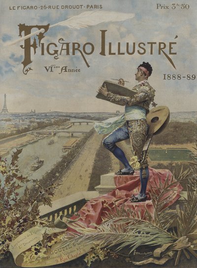 Omslag van Le Figaro Illustre, 1 december 1888 door after Ludovico Marchetti