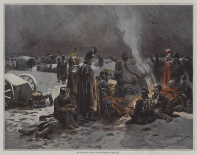 Een Bivak in een Moeras door after Maurice Henri Orange