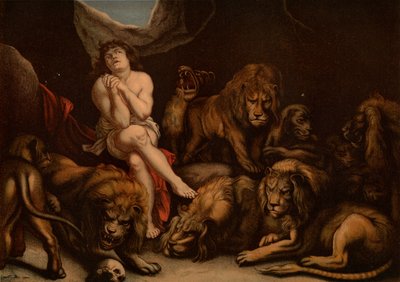 Daniel in de Leeuwenkuil door after Peter Paul Rubens