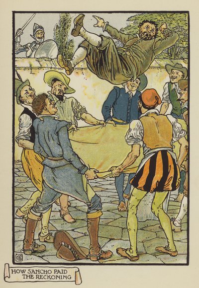 Hoe Sancho de Rekening Betaalde door after Walter Crane