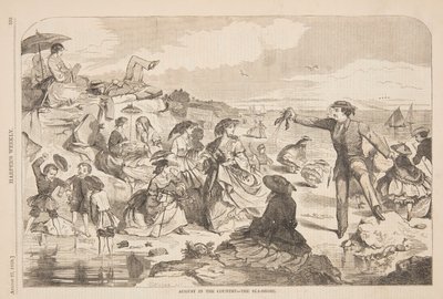 Augustus op het platteland – De kust door after Winslow Homer