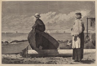 "Papa komt eraan!" door after Winslow Homer