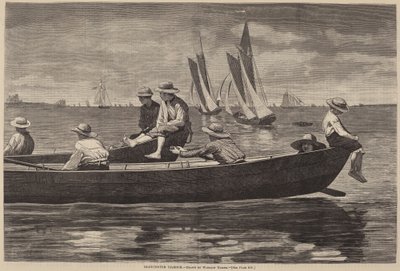 Haven van Gloucester door after Winslow Homer