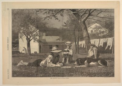 De Middagpauze door after Winslow Homer