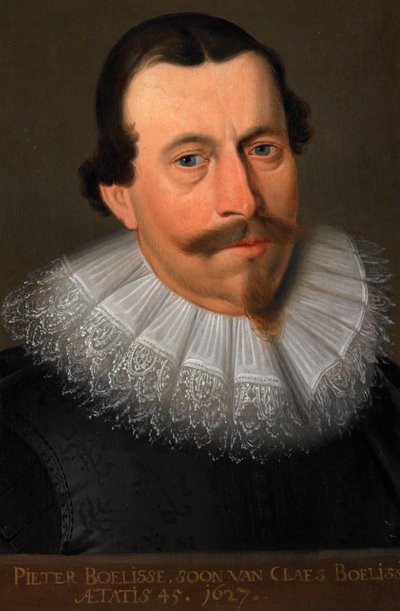 Portret van Pieter Claesz Boelens door anonymous (copy after)
