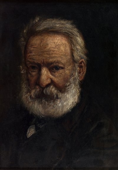 Frans:  Portret van Victor Hugo door anonymous 