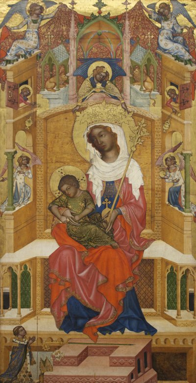 Duits: Tronende Maria met het Kind (Glatzer Madonna) Glatz Madonna door anonymous 