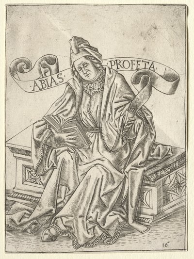 De profeten: Obadja door attributed to Baccio Baldini