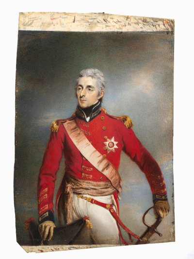 Portret van Arthur Wellesley, later 1e Hertog van Wellington door attributed to John Wright